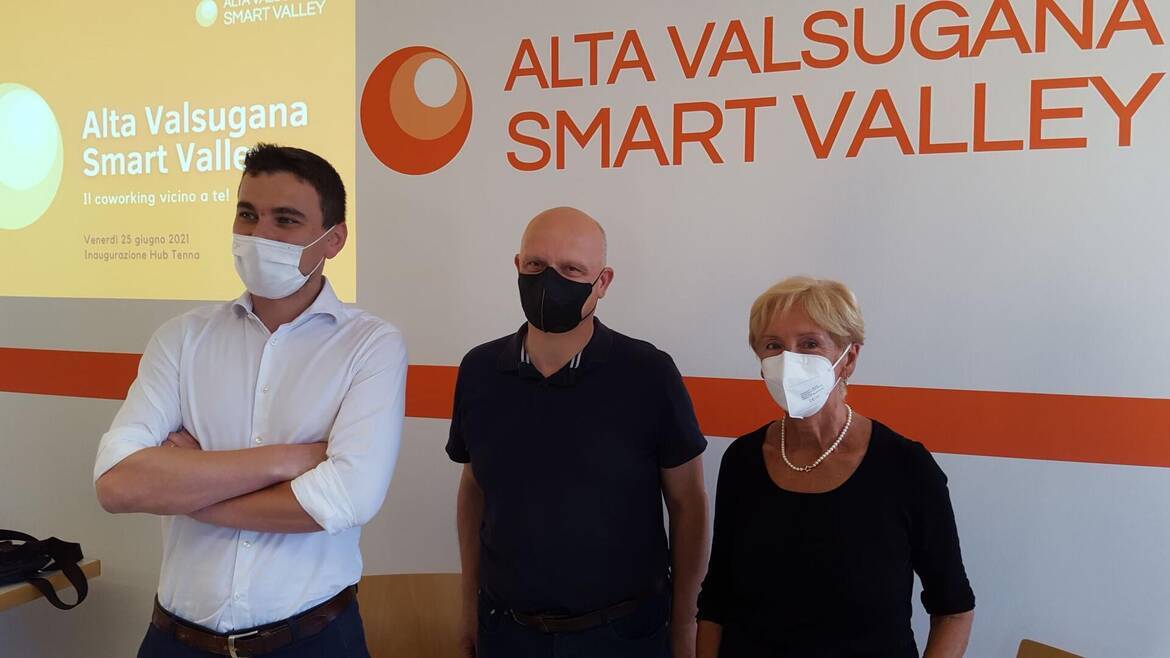 Da oggi è aperto Hub Tenna: il secondo coworking di Alta Valsugana Smart Valley
