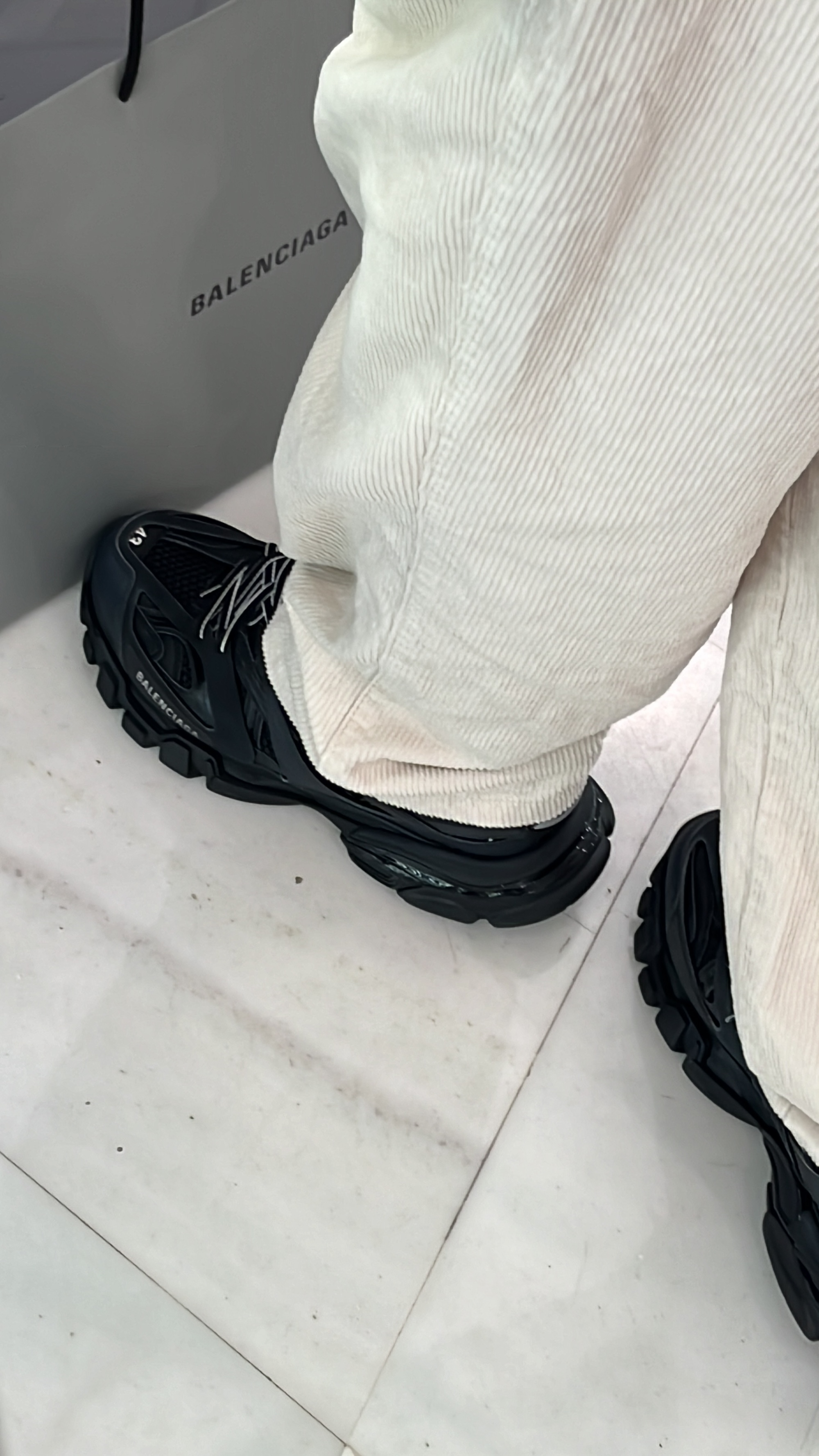 Balenciaga track sale 2 on feet